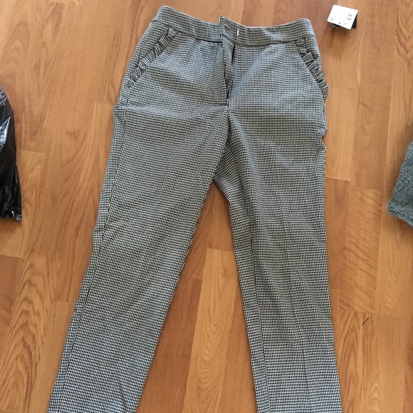 high waisted ruffle trousers